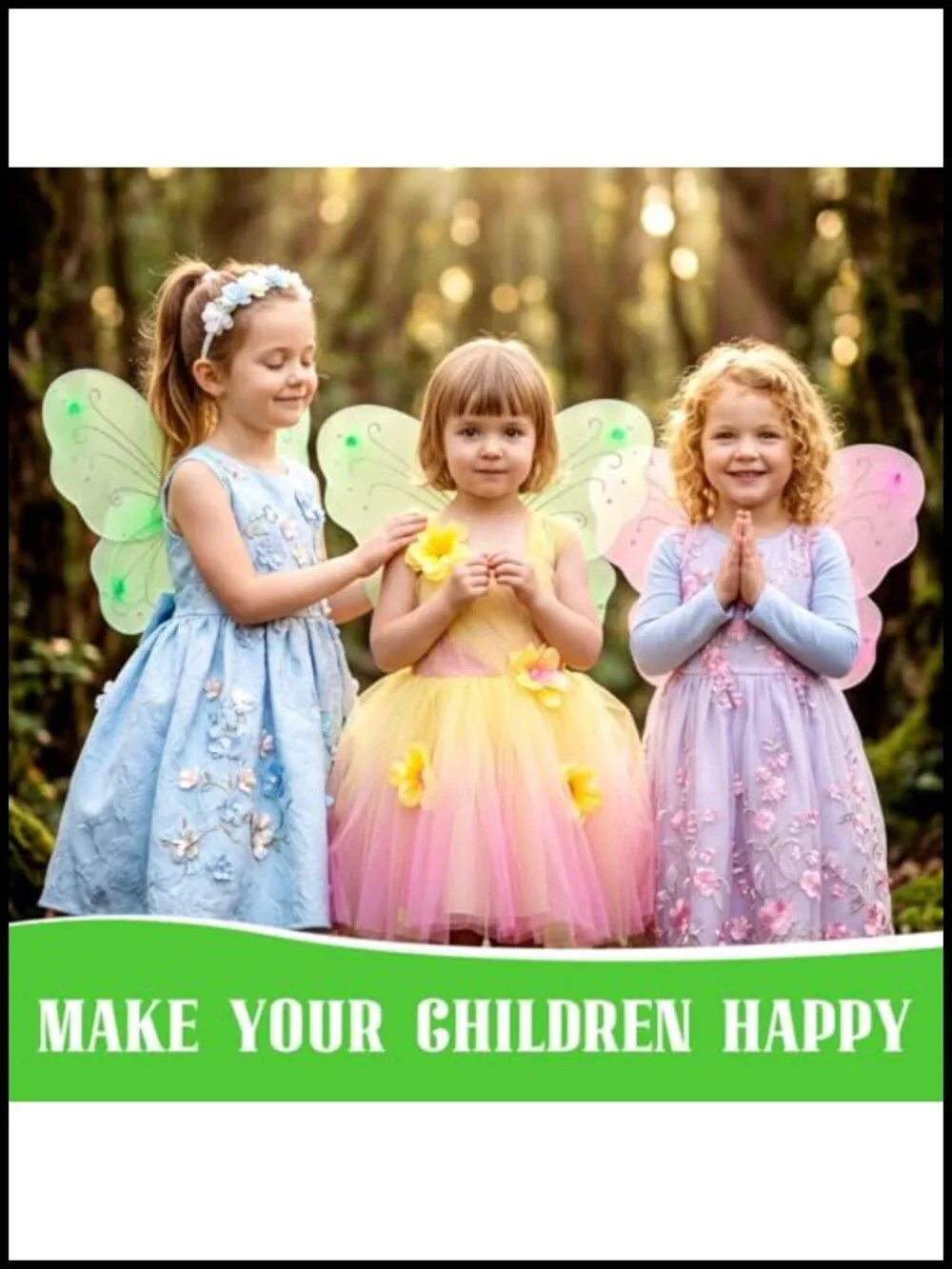10-Pack Butterfly Wings Costume Party Favors for Kids